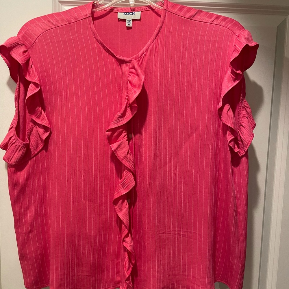 Pink Koch top! Worn twice, perfect for work or going out. In great condition!!